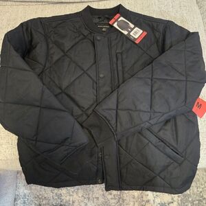 Bannana Republic Men's Black Quilted Jacket